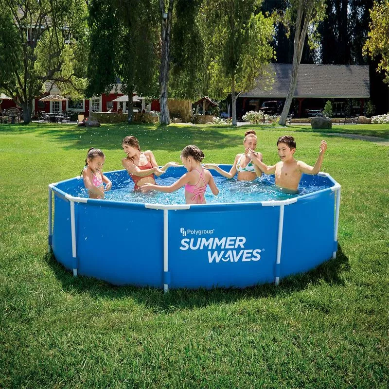 Piscina desmontable tubular Summer Waves Active Frame redonda 3