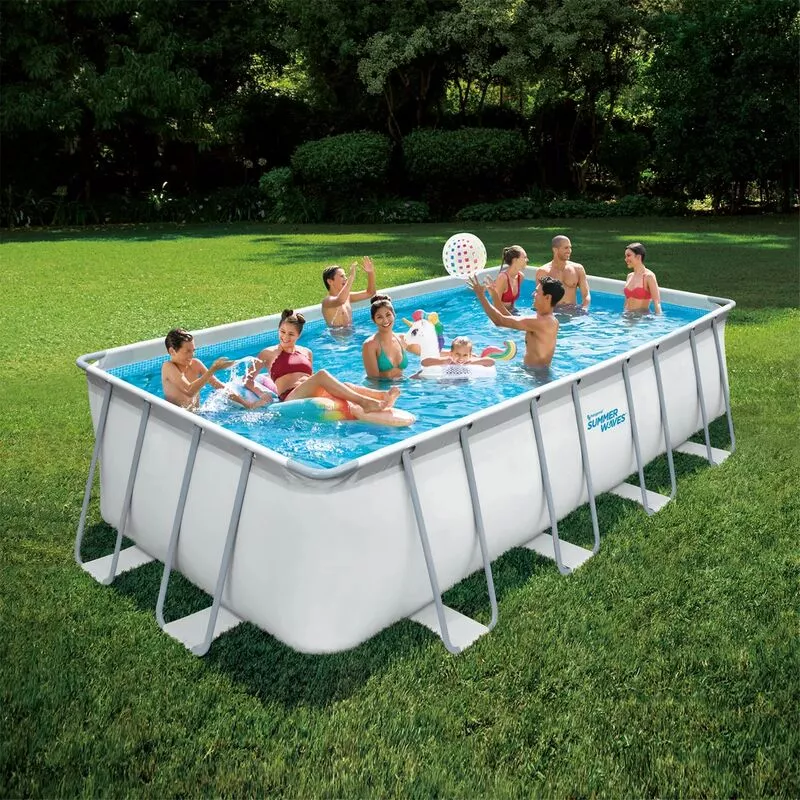 Piscina desmontable tubular Summer Waves Elite Frame rectangular 5