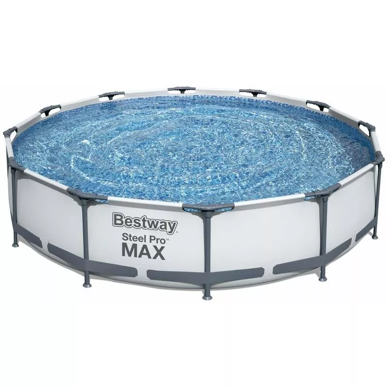 Piscina Hinchable Steel Pro Max™ Pool Ø 366X76Cm Marco Redondo Bomba Cartucho De Filtro Portavasos Montaje Sencillo - Bestway En Oferta Piscina Hinchable Steel Pro Max™ Pool Ø 366X76Cm Marco Redondo Bomba Cartucho De Filtro Portavasos Montaje Sencillo - Bestway Barato