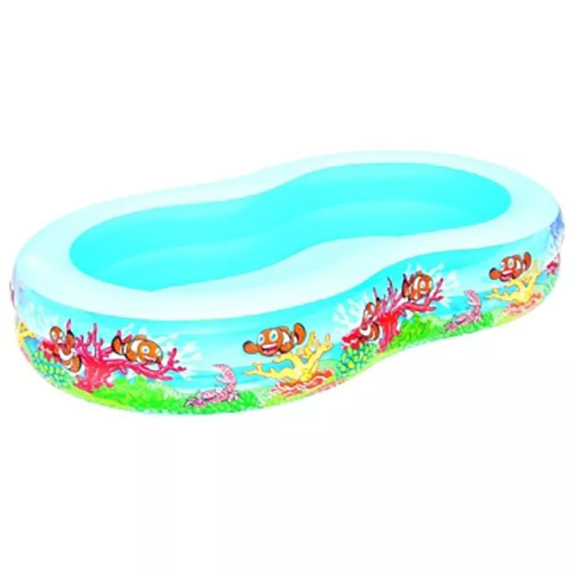Piscina hinchable familiar oval 262x157x46cm plastico Bestway 95634 barato