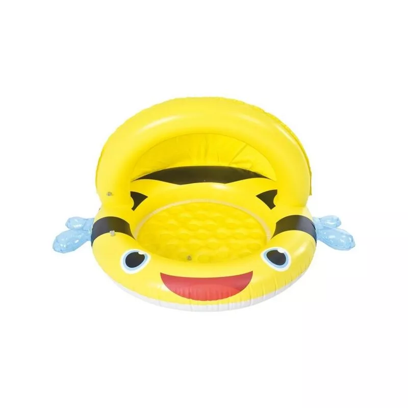 Piscina inflable para bebés con techo de mono para niños 125x95x66cm Jardín 51015 barato
