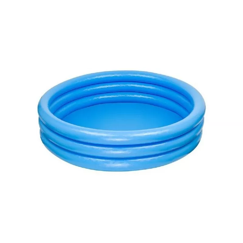 Piscina para niños inflables con tres anillos Crystal Blue 114x25 cm Garden 59416 barato