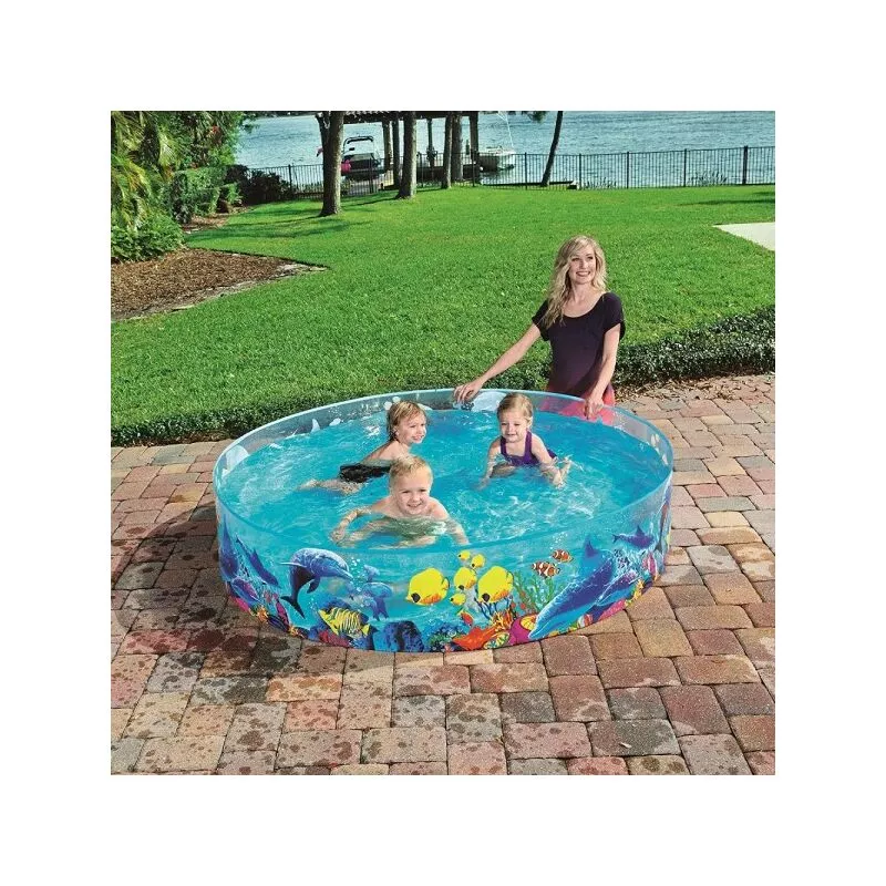 Piscina piscina rígida para niños 2 años+ fantasía marina 183 x 38 cm 55030 barato