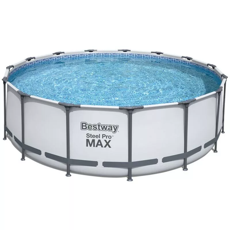 Piscina pvc circ 457X122CM cart 16015LT steel pro fp bestway barato