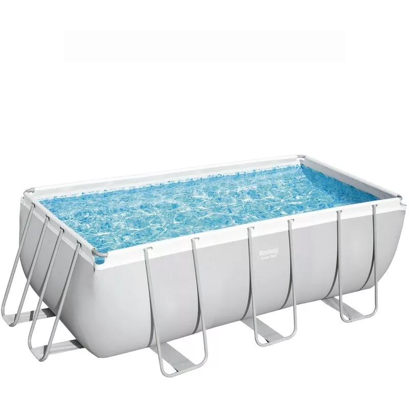Piscina Rectangular Con Depuradora 412X201X122 Cm. En Oferta Piscina Rectangular Con Depuradora 412X201X122 Cm. Barato