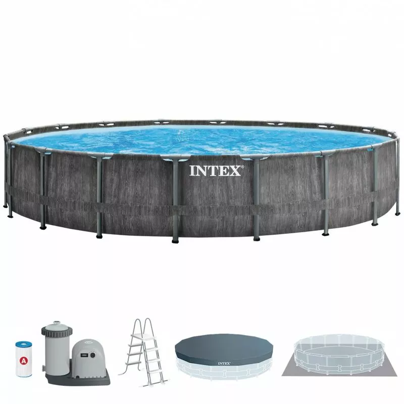 Piscina redonda con depuradora Greywood Intex 549x122 cm barato