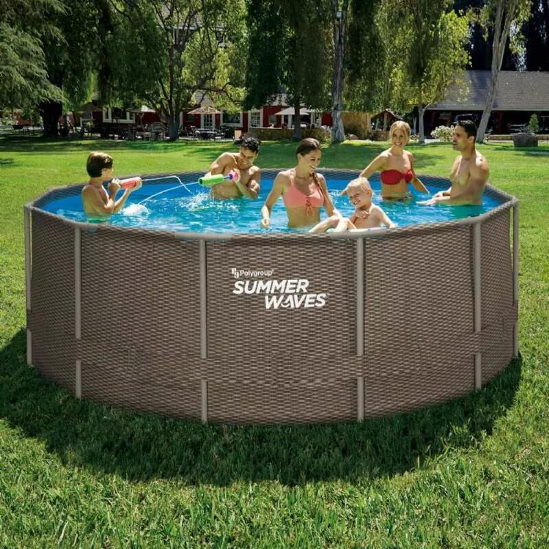 Piscina tubular de ratán ø 3