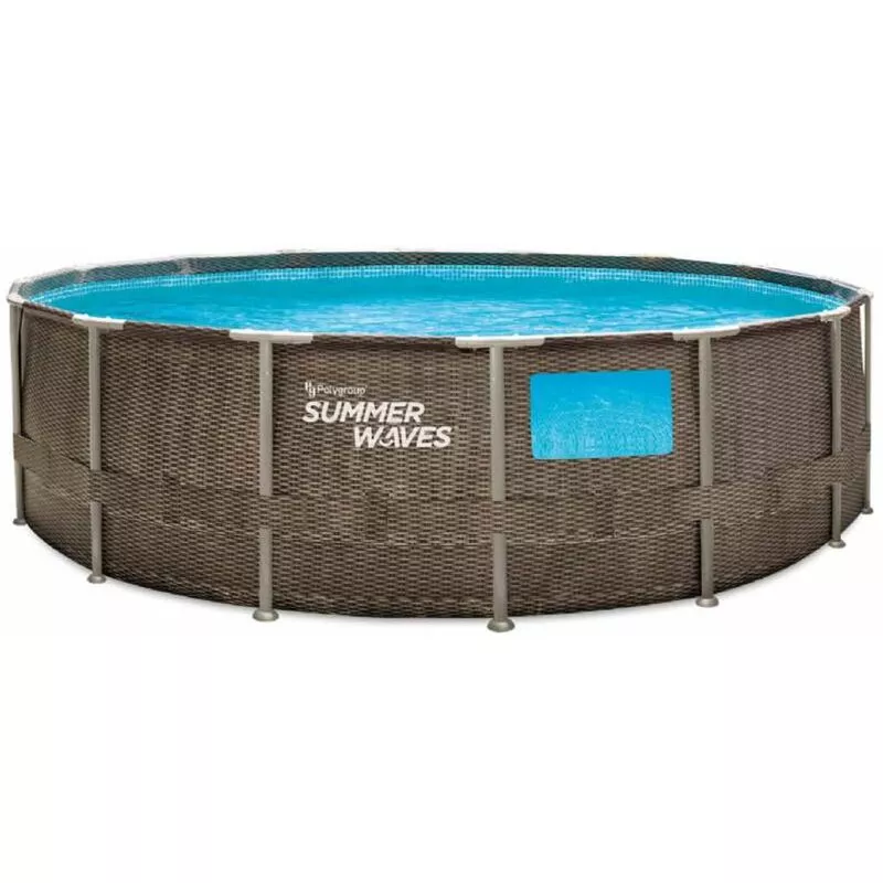 Piscina tubular redonda con ojo de buey Ø4