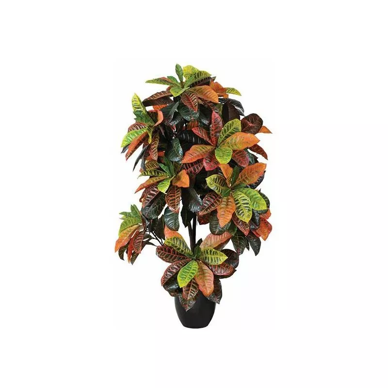 Planta Artificial Croton 140 Cm Plantas Artificiales Con Maceta Para Casa Decoración Para Interior Y Exterior - Plantawa En Oferta Planta Artificial Croton 140 Cm Plantas Artificiales Con Maceta Para Casa Decoración Para Interior Y Exterior - Plantawa Barato