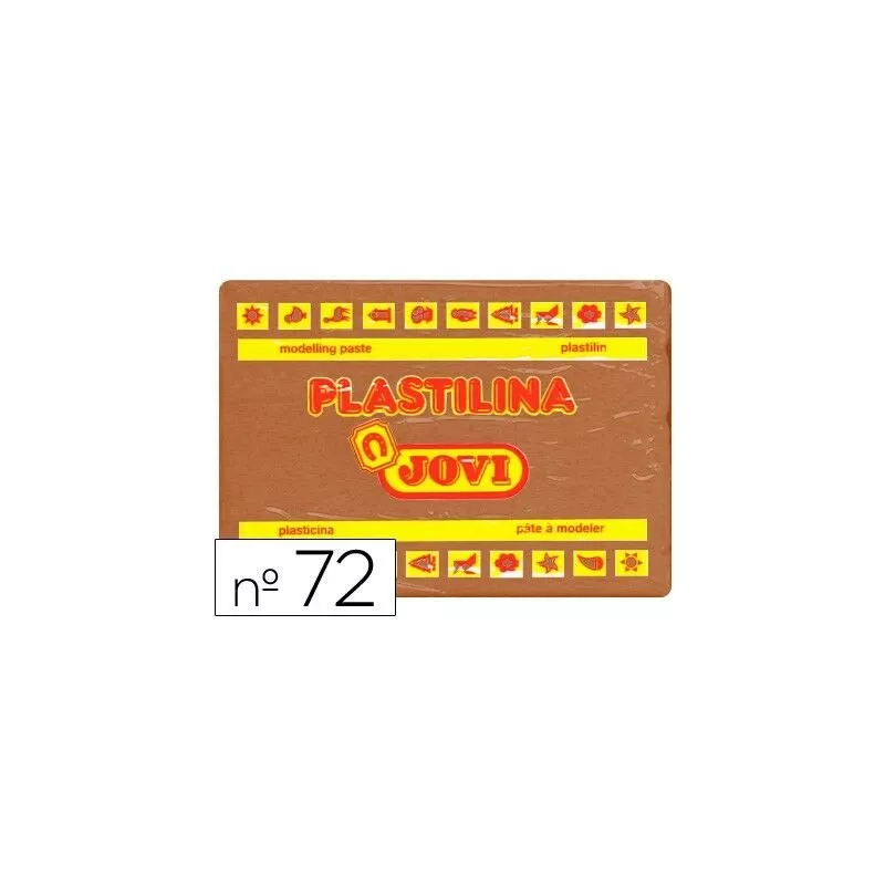 Plastilina jovi 72 marron -unidad -tamaño grande barato