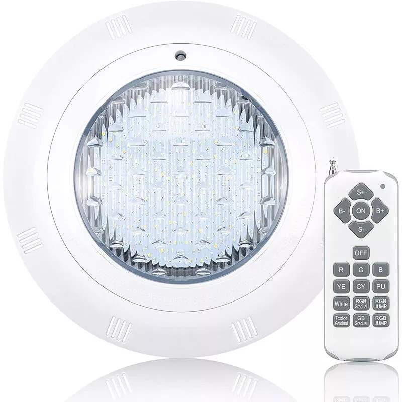 Popp - Foco extraplano para piscina LED RGB AC/DC 12V multicolor para decoracion Control remoto Plastico 36W|AVANCE LED barato