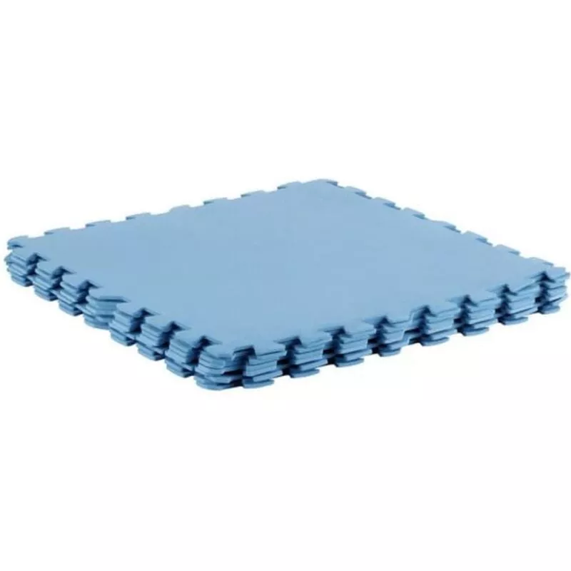 Protector de suelo de piscina 8 piezas azul 50x50 cm - Azul - Pool Improve barato