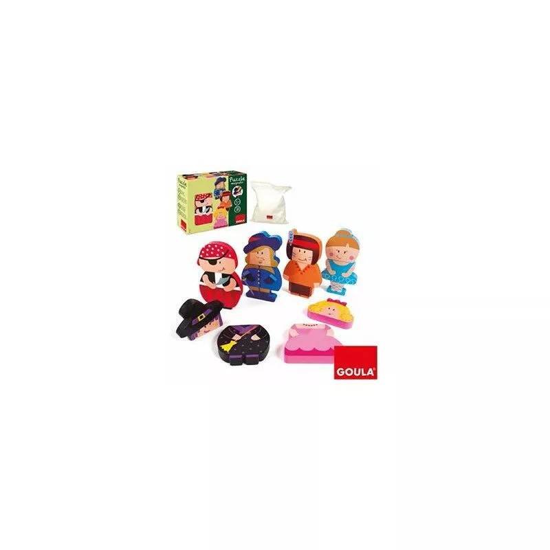 Puzzle goula infantil personajes magneticos barato