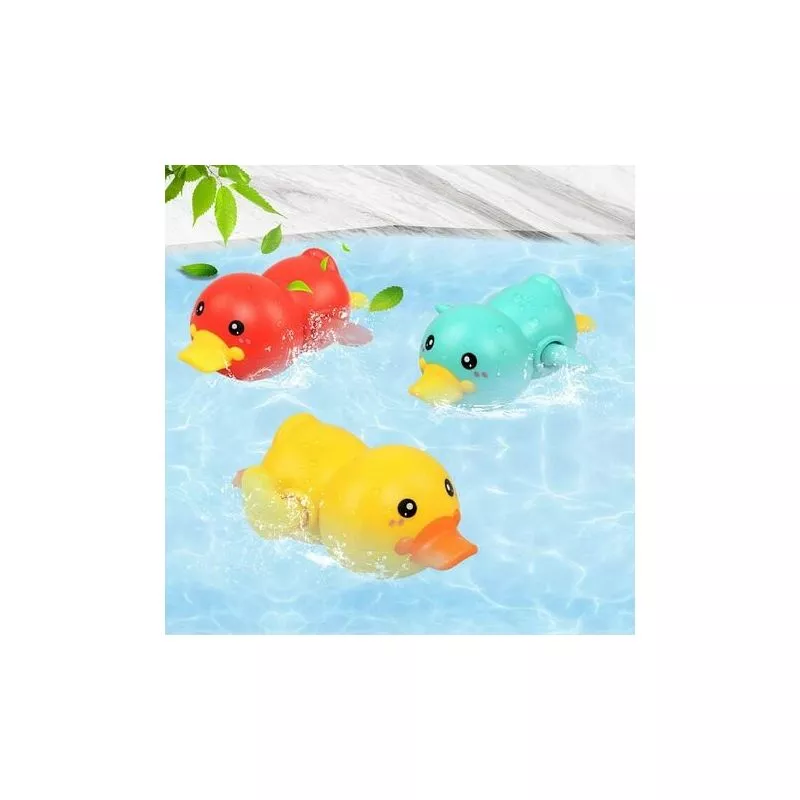 QZMWH Juguete de baño Bañera para niños Pato de agua Juegos de baño para bebés 0 1 2 3 años Bañera para bebés Juguetes de baño flotantes para niños barato