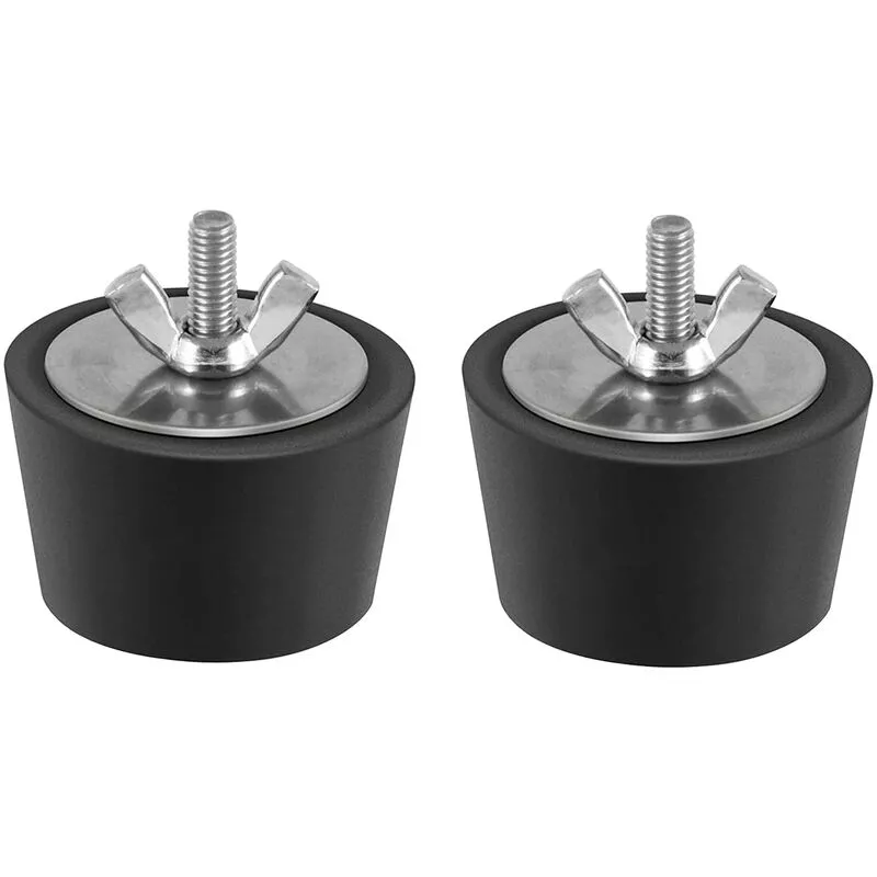 Qersta - 2 piezas de tapón de piscina de diámetro 32-38mm tapones de invierno de goma con pernos de acero inoxidable barato