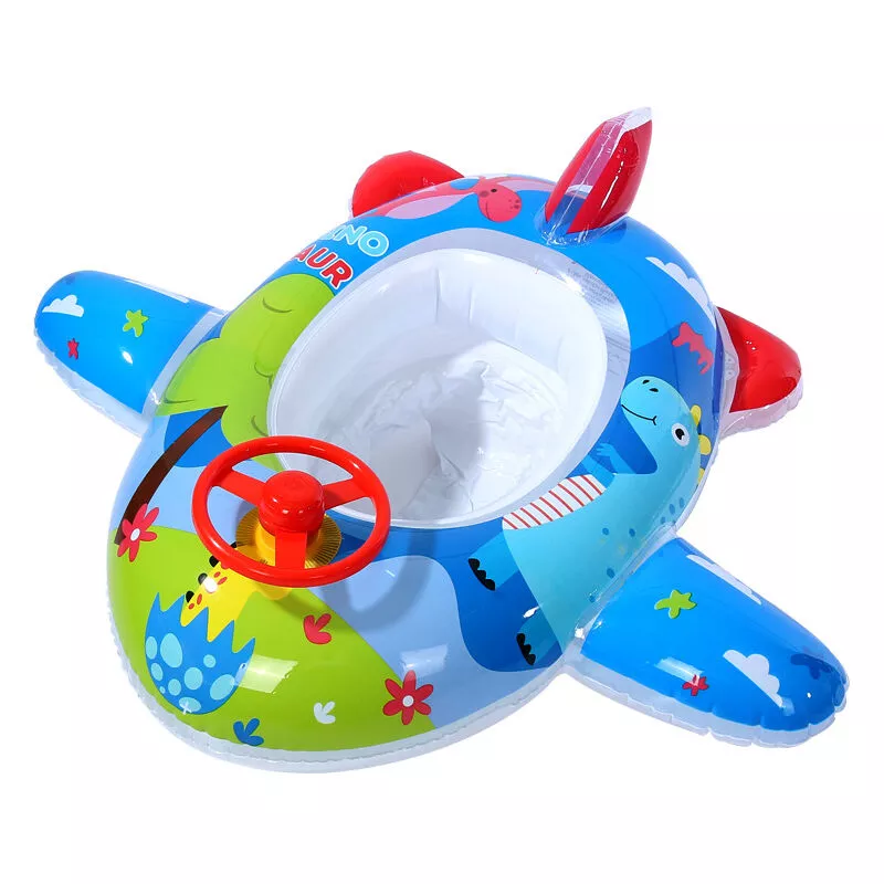 Qersta - Anillo de natación para niños salvavidas inflable anillo de natación para bebés anillo para sentarse 1-2-3-6 años