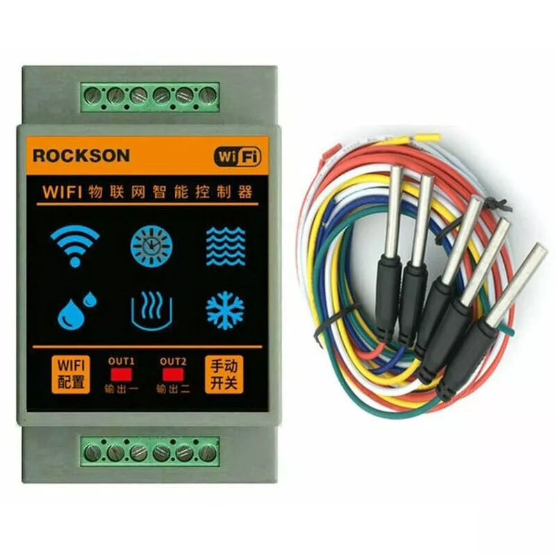 Qersta - Controlador de nivel de agua para el hogar Wifi Sensores Dispositivo de alarma de nivel de agua Sistema de detección de corriente de natación barato