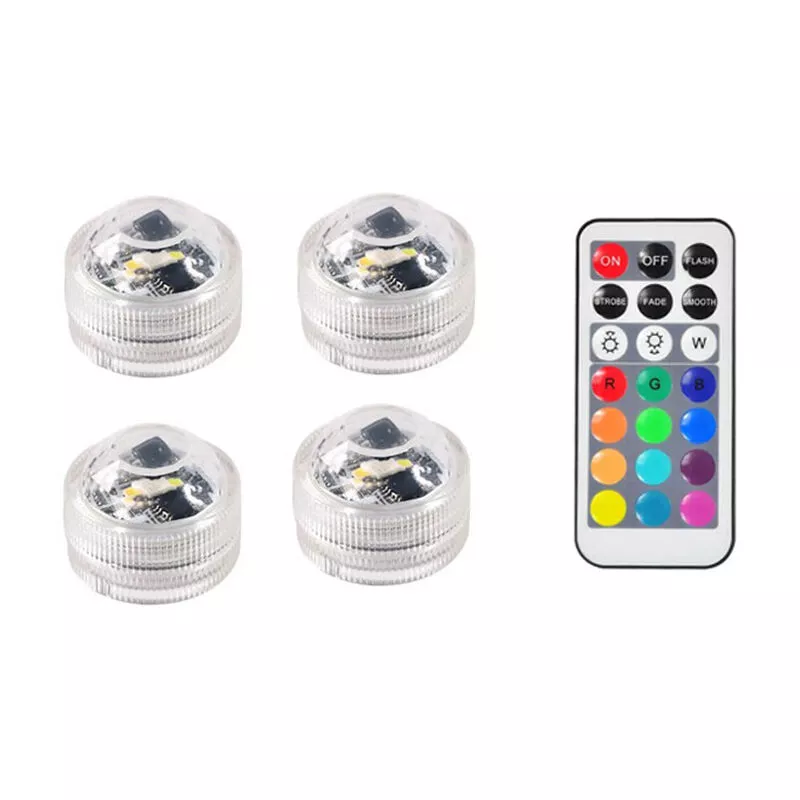 Qersta - Mini luz sumergible led con control remoto IP65 Lámpara decorativa para interiores a prueba de agua barato