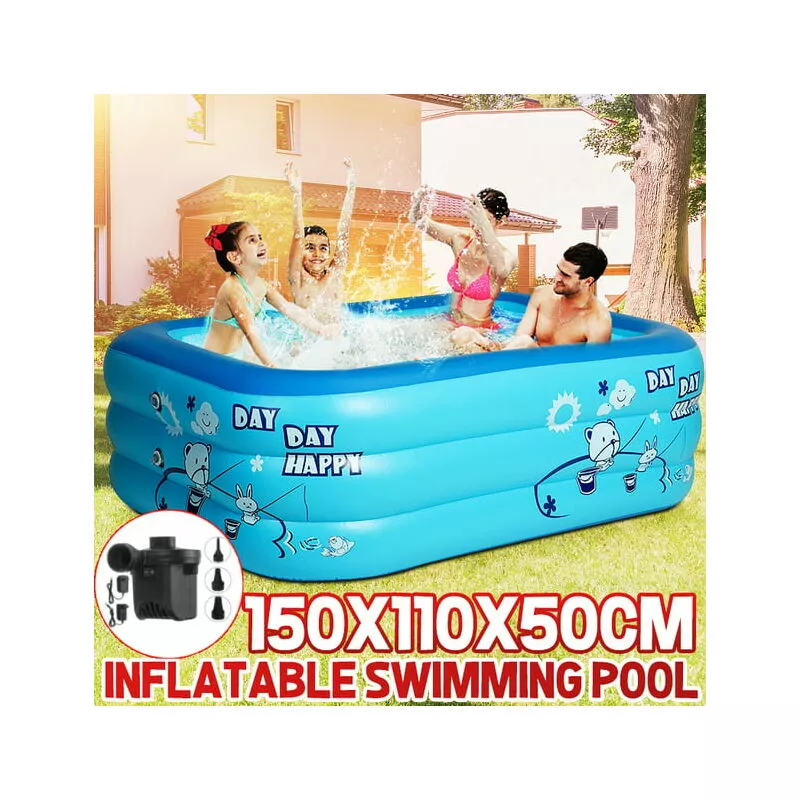 Qersta - Piscina hinchable familiar de gran tamaño