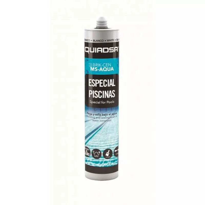 Quiadsa - Adhesivos polimero especial piscinas Brik-Cen Ms-Aqua Brik-Cen Ms-Aqua Blanco Cr. de 290 ml. barato