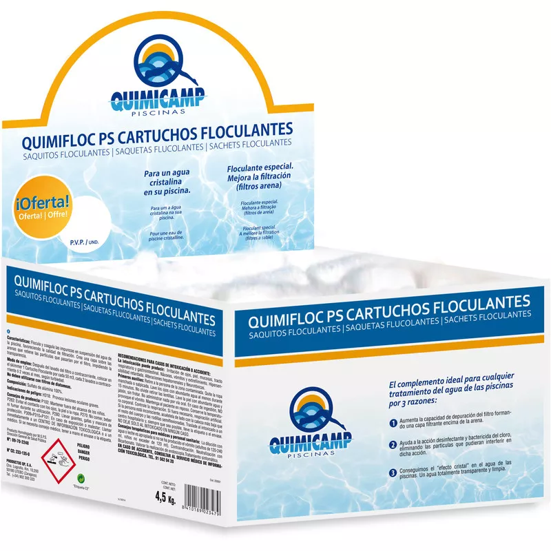 Quimicamp - Saquitos Floculantes quimifloc ps barato