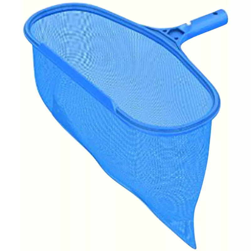 Rastrillo de hojas de piscina Receptor de red de desnatado de hojas con bolsa de desnatado de malla profunda Limpiador de agua para piscina Banera de barato