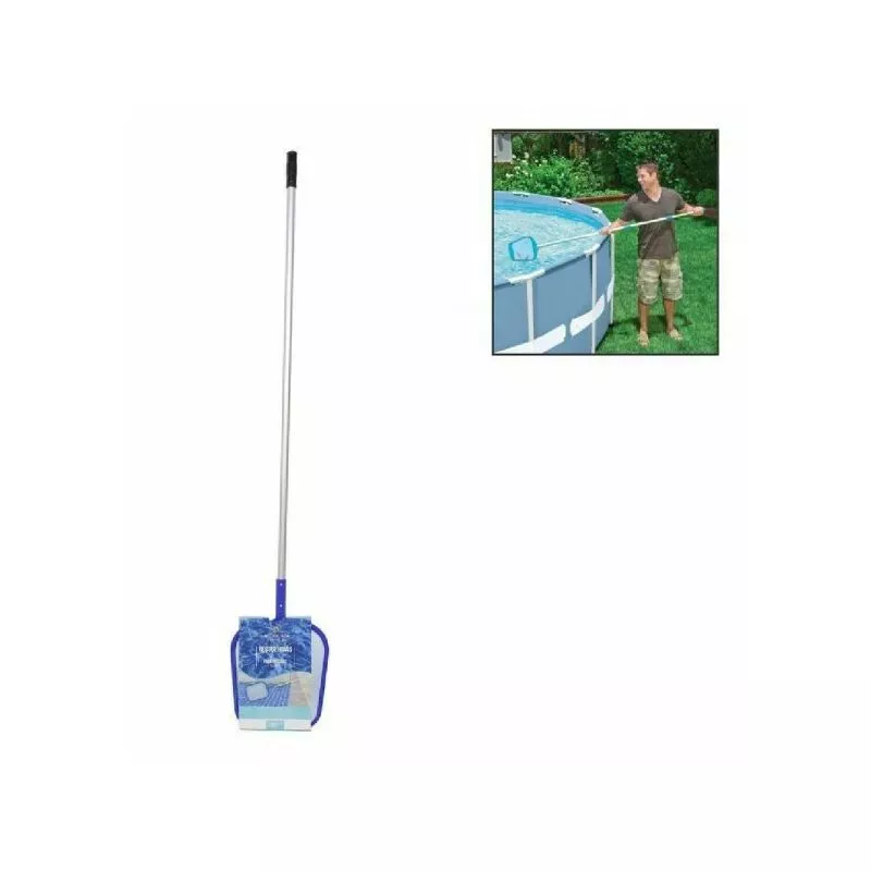 Recoge hojas con un palo de subasta para limpiar la piscina de fondo de fondo 206554 barato