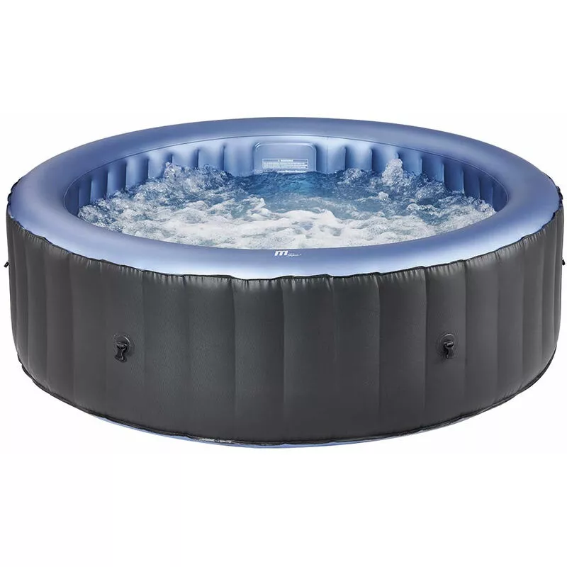 Red Deco - Spa Hinchable Redondo 6 Plazas Ø204Cm Bergen - Gris Barato