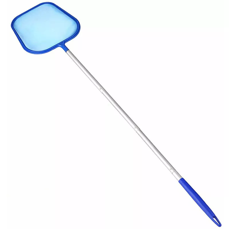 Red limpia para piscina Skimmer para piscina Rastrillo de hojas para piscina Red para limpieza Rastrillo de malla fina para estanque Azul barato