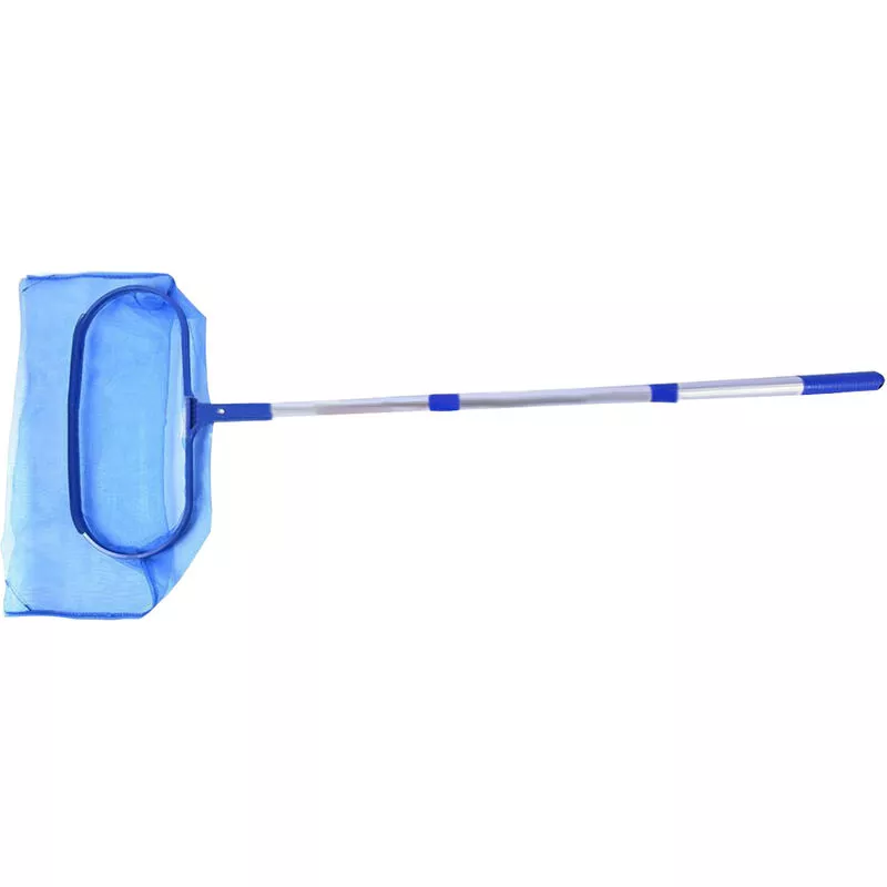 Red para skimmer de piscina con remoción de poste telescópico Rastrillo de hojas Estanques de piscina Herramienta de limpieza rápida con marcos de barato