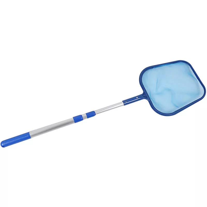 Red para skimmer de piscina con remoción de poste telescópico Rastrillo de hojas Estanques de piscina Herramienta de limpieza rápida con marcos de barato