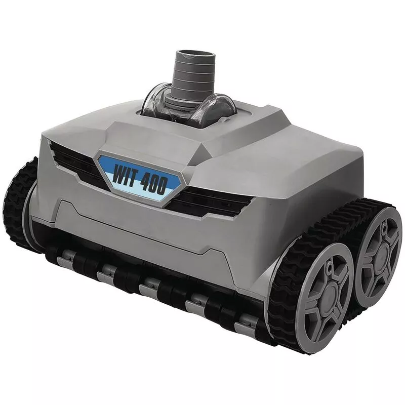 Robot de piscina de succión hidráulico faster - Suministrado con 12 tramos de tubos de 1 m - Estructura: abs + pom - Color: Gris barato