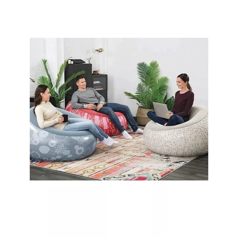 Sesión en forma de sillón de pougle inflable 112x112x66cm 3 colores variados 75052 barato