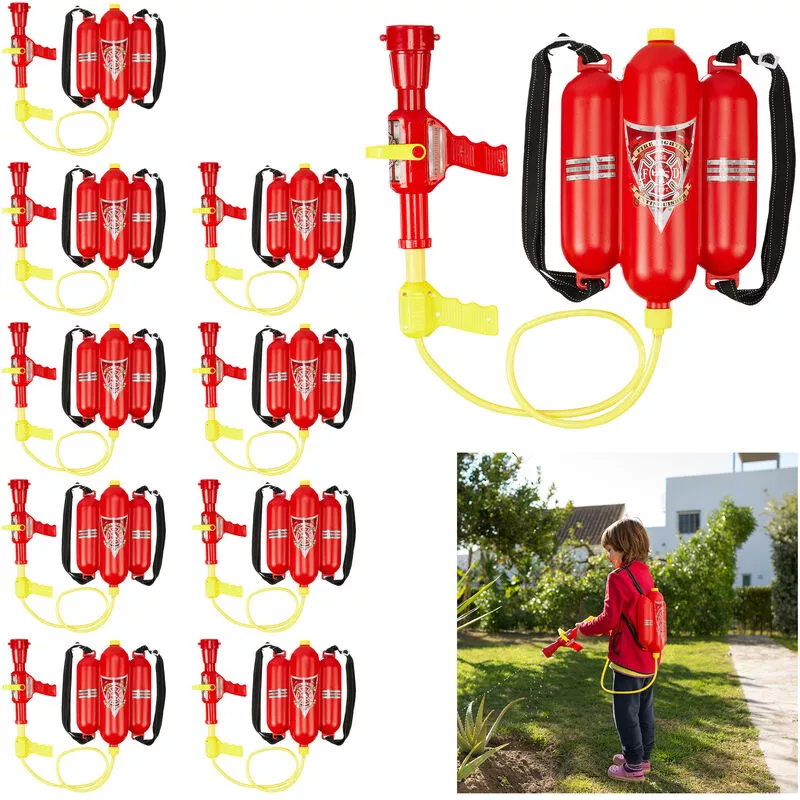 Set 10 Pistolas Agua Extintor Incendio con Tanque 2