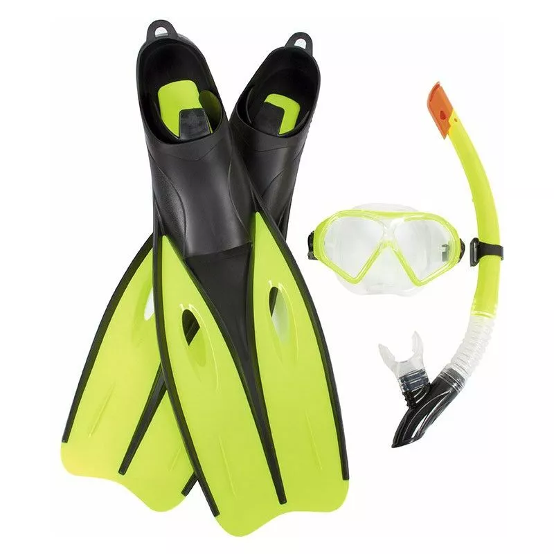 Set Gafas de Buceo + Tubo Snorkel + Aletas Dream Diver - 25023 - Bestway barato