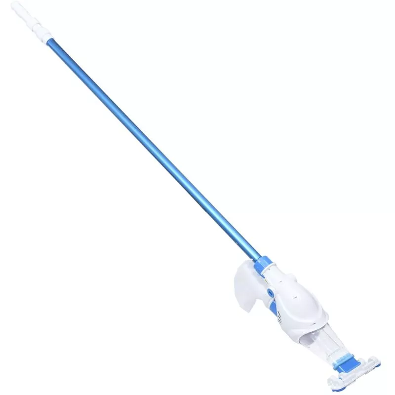 Set de aspiradora y palo para piscinas desmontables - Blanco barato