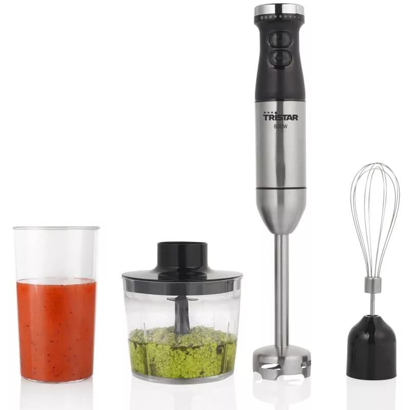 Set de batidora de mano MX-4839 800 W plateada - Plateado - Tristar barato