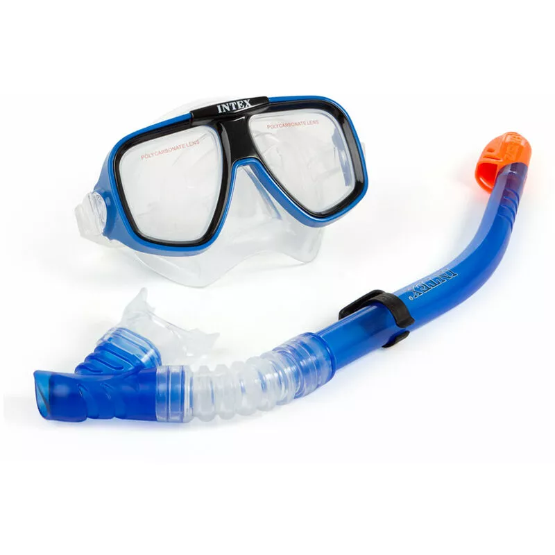 Set tubo y máscara buceo/snorkel reef rider