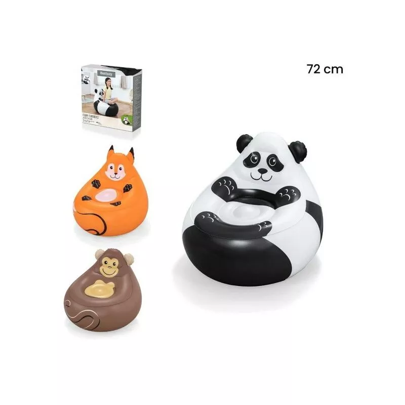 Sillón de sillón de sillón inflable animal panda mono zorro 72 cm 75116 barato