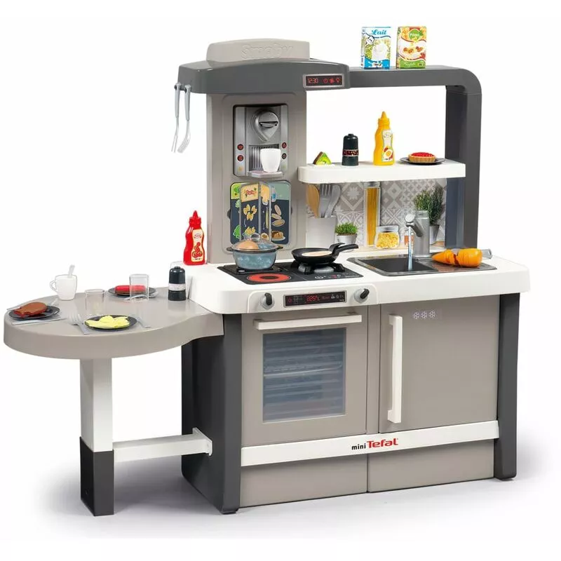 Smoby Cocinita de juguete evolutiva Tefal - Gris barato