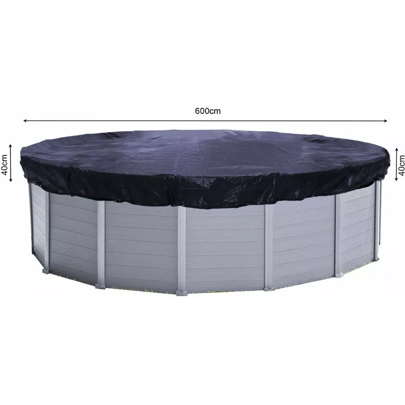 Solarplane Pool Ø 680Cm Rund Für Pools 500-550 Cm Winterabdeckplane Poolabdeckung 200G/M² Schwarz En Oferta Solarplane Pool Ø 680Cm Rund Für Pools 500-550 Cm Winterabdeckplane Poolabdeckung 200G/M² Schwarz Barato
