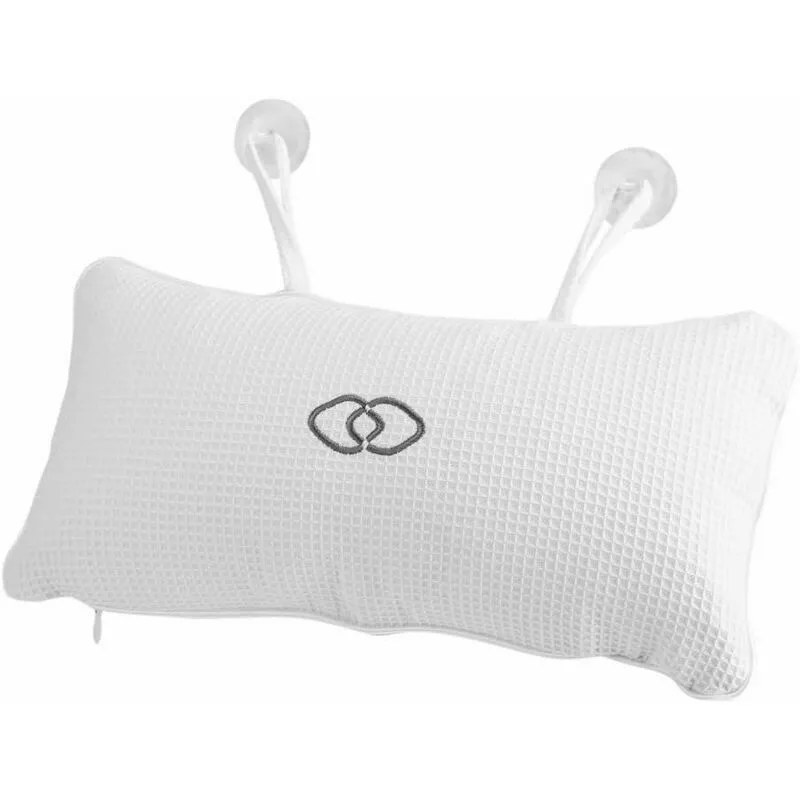 Soleil - Almohada de baño Impermeable Antideslizante Cómoda Almohada de bañera con ventosas Soporte Cabeza Cuello Hombros Almohada de baño Home Spa barato