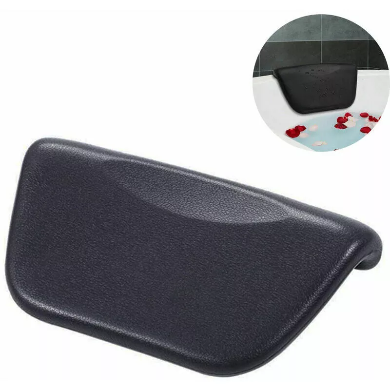Soleil - Almohada de baño Reposacabezas Suave Hogar pu Cuero Accesorios de baño Ventosa Soporte para el cuello Cojín antideslizante Bañera cómoda barato