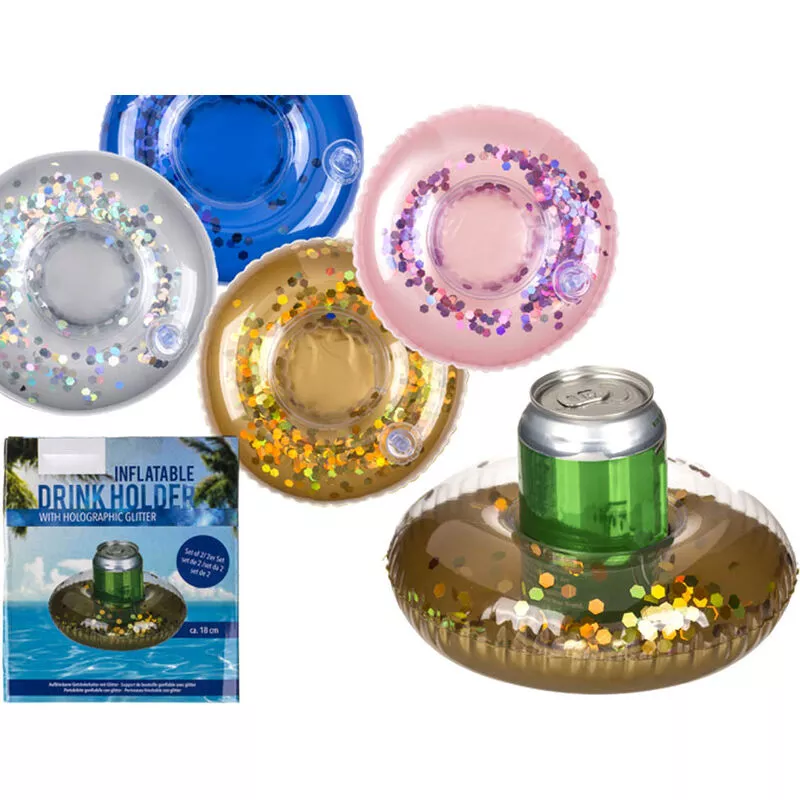 Soporte para Bebidas Hinchable 18cm Diámetro