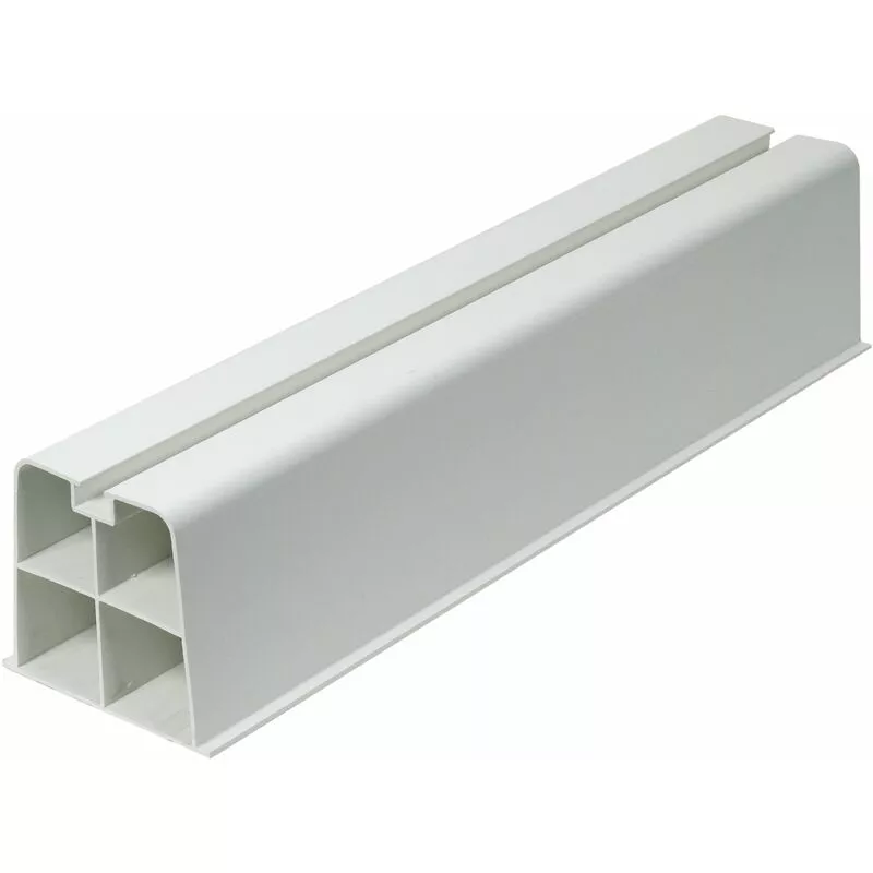 Soportesc - Pie soporte para suelo pvc de color blanco de 450 mm barato