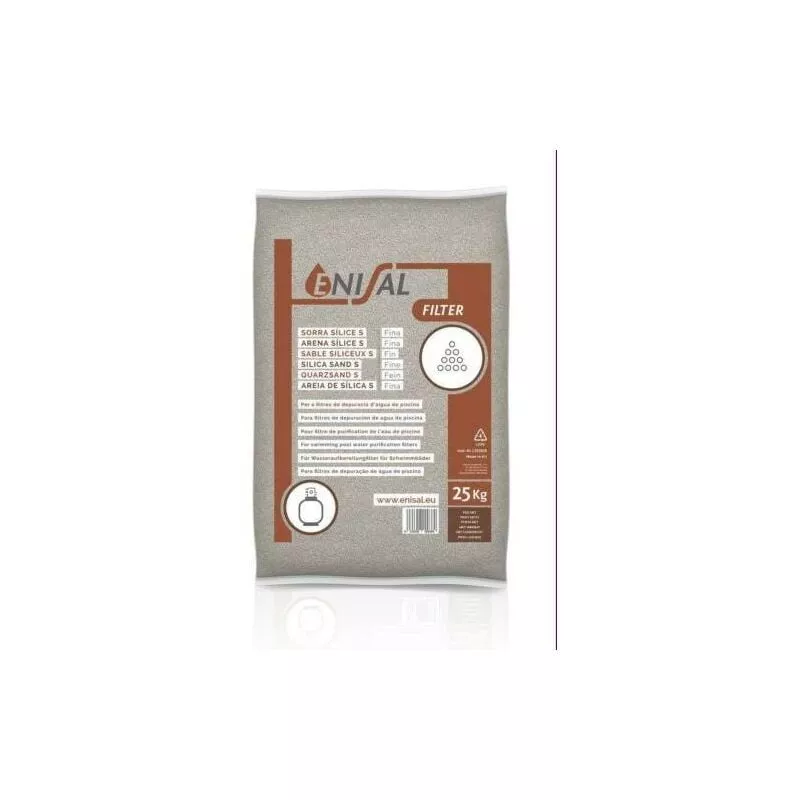 Sorra Silice Enisal Seca Fina Saco 25Kg. 3855 barato