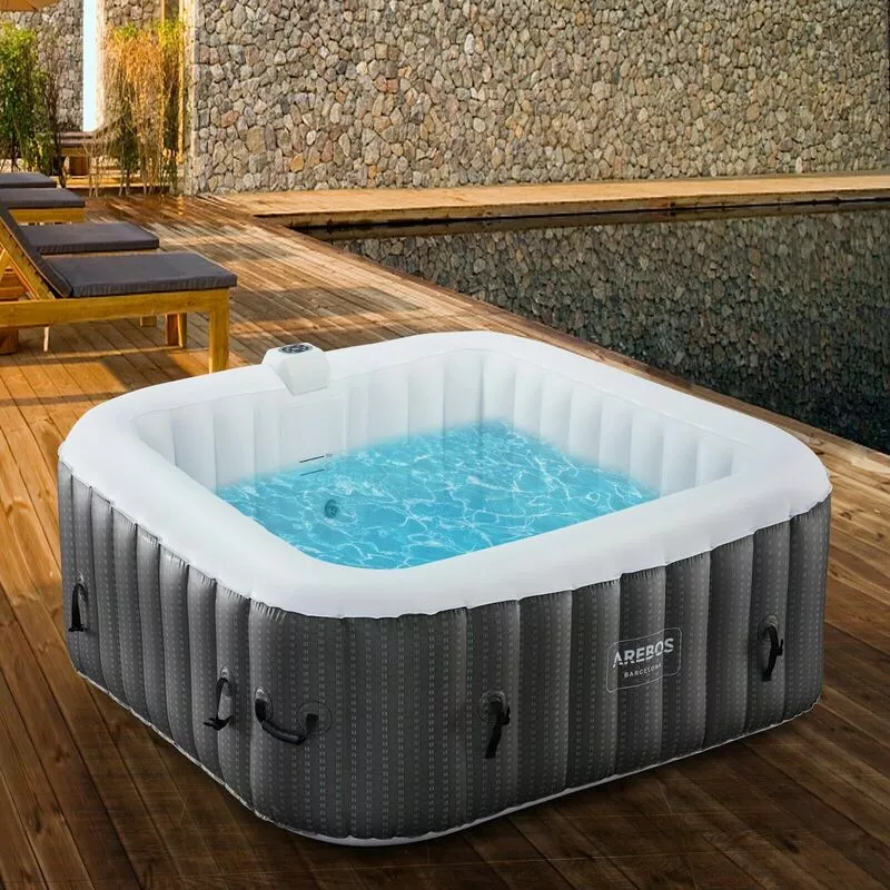 Spa Hinchable 185x185cm 6 Personas 910 l - Arebos barato