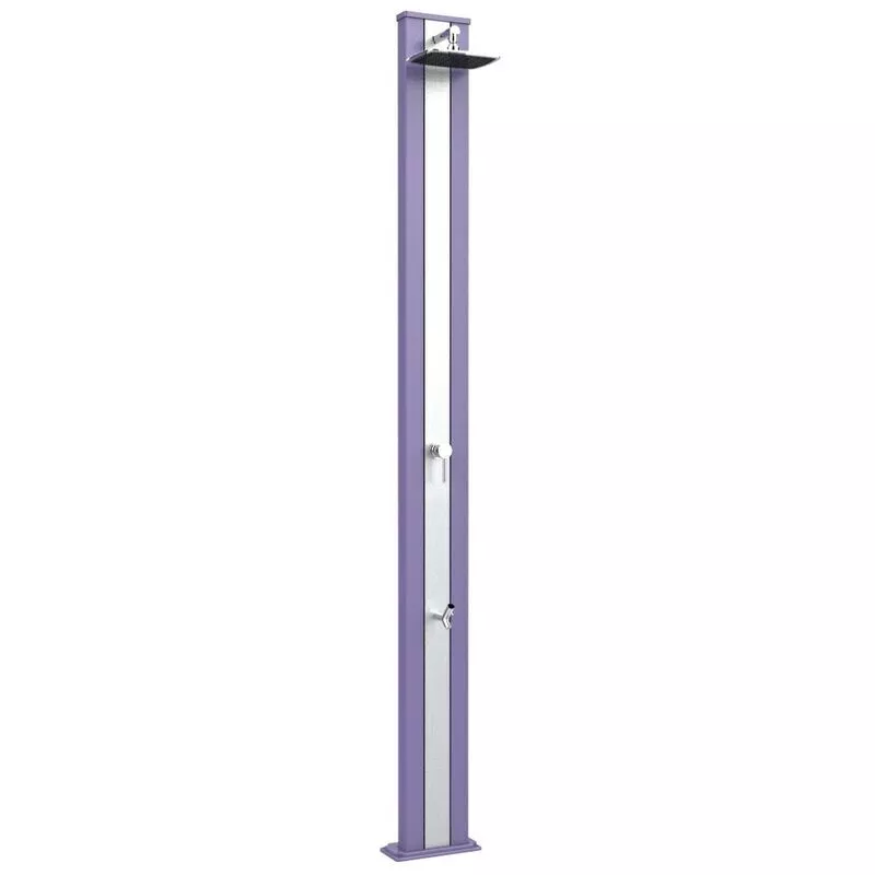 Spring S Ducha recta Púrpura y Lavapiés cm 26x12x228 ARKEMA DESIGN - prodotto made in Italy CV-A225/4005-I barato