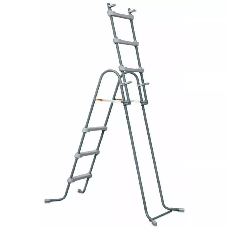 Summer Waves - Escalera de piscina gris para caminar - h 91cm barato
