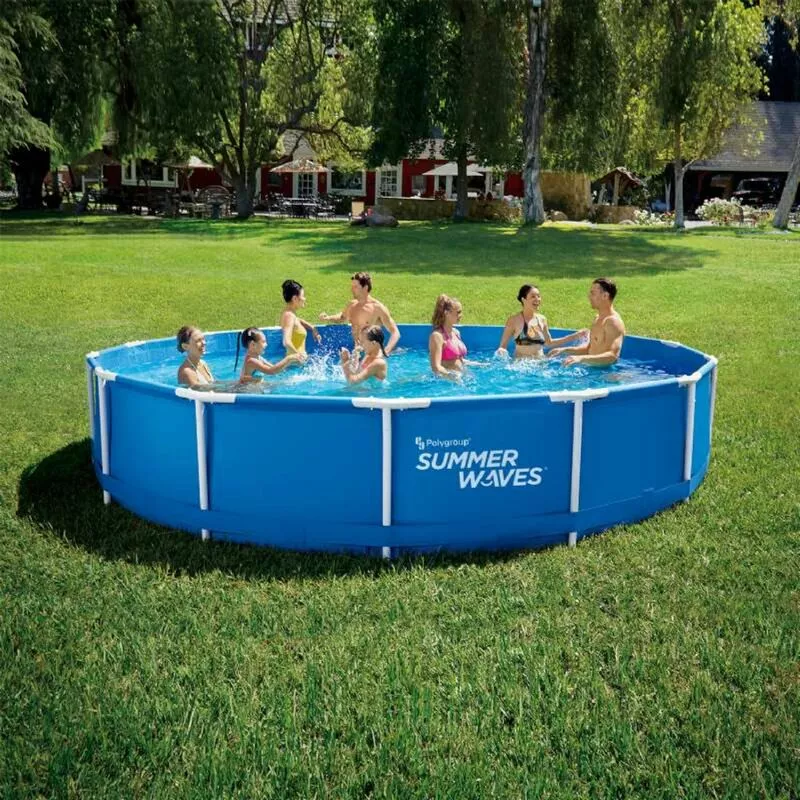 Summer Waves - Piscina tubular azul ø 4